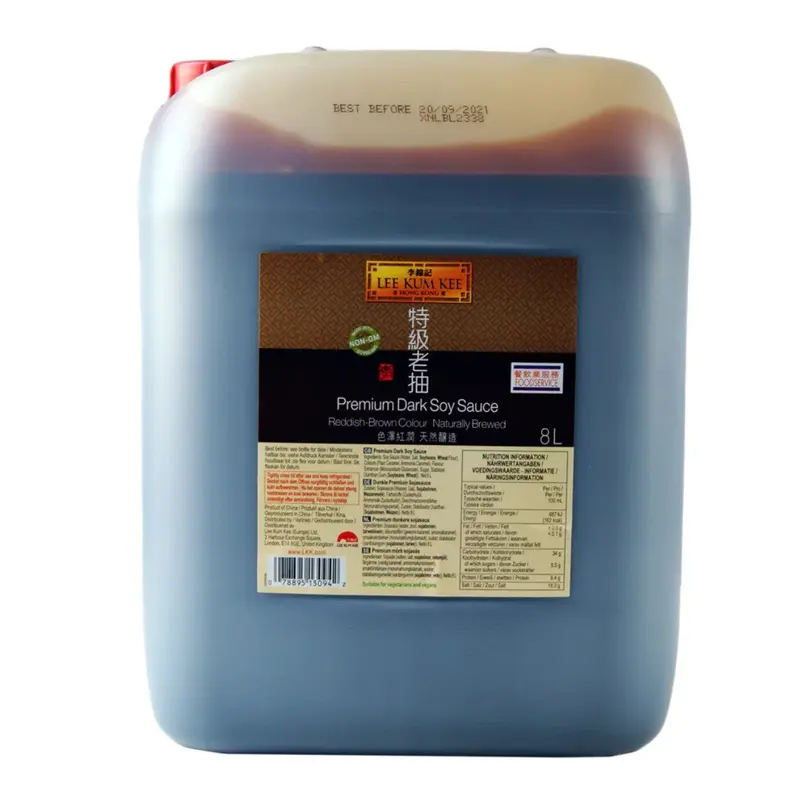 LKK Premium Dark Soy Sauce  Tuong Dau Nanh Dam Dac 8 ltr x 1