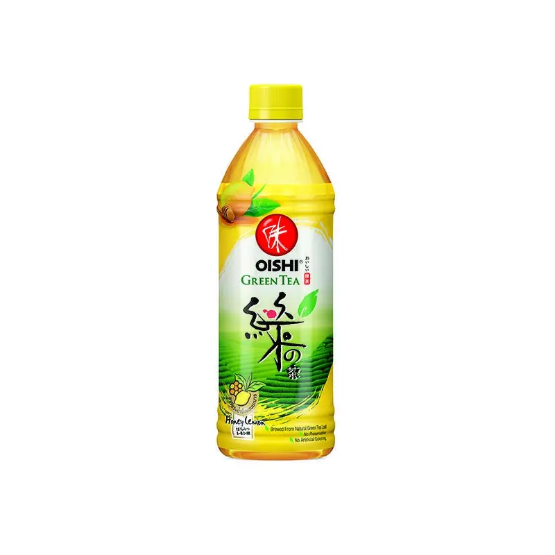 LD000087-7 Oishi Green Tea Honey & Lemon Tra Chanh Mat Ong 500ml x 24