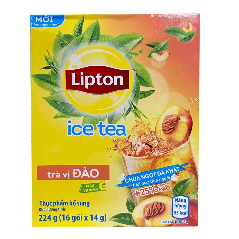 Lipton Ice Tea Peach Flavour Tra Dao 12g x 16 x 1