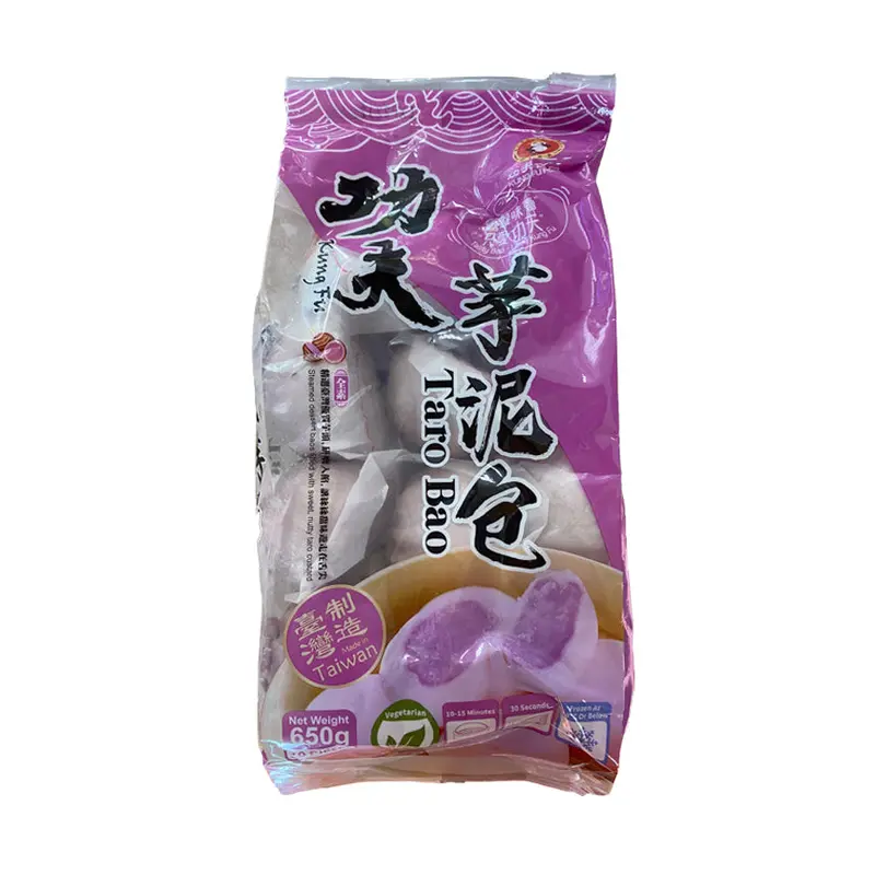 Kung Fu Taro Bun Banh Bao Khoai Mon 650g x1