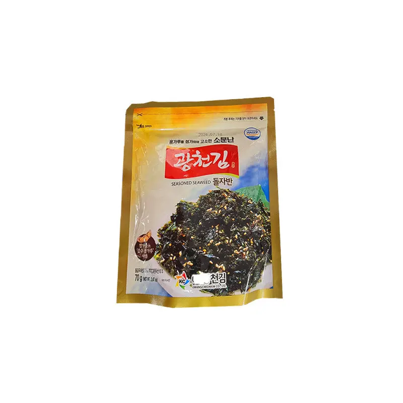 Kwangcheon Jaban Flaked Seasoned Seaweed Rong Bien Say Kho Tam Vi 70g x1