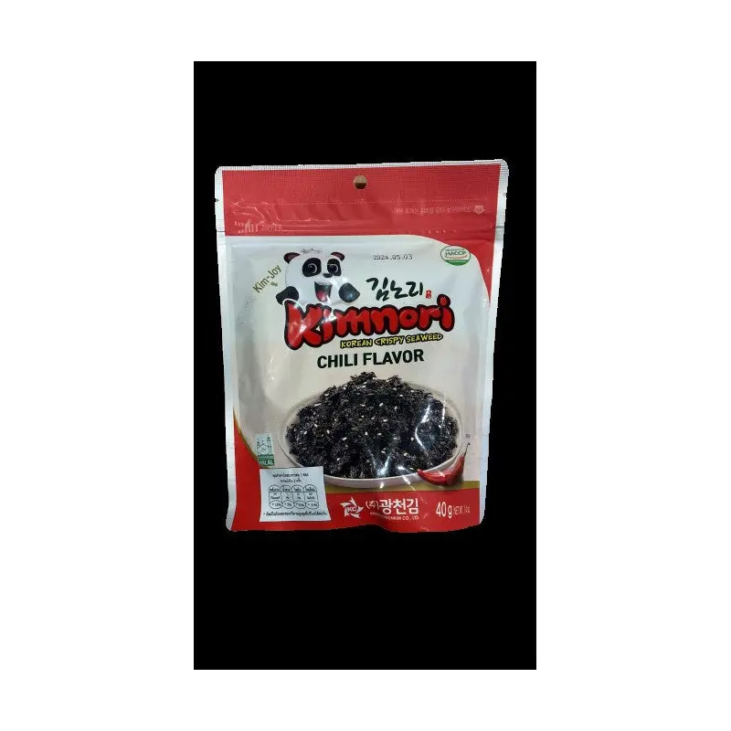 Kwangcheon Kimnori Jaban Flaked& Seasoned Seaweed - Chilli - 40g x1