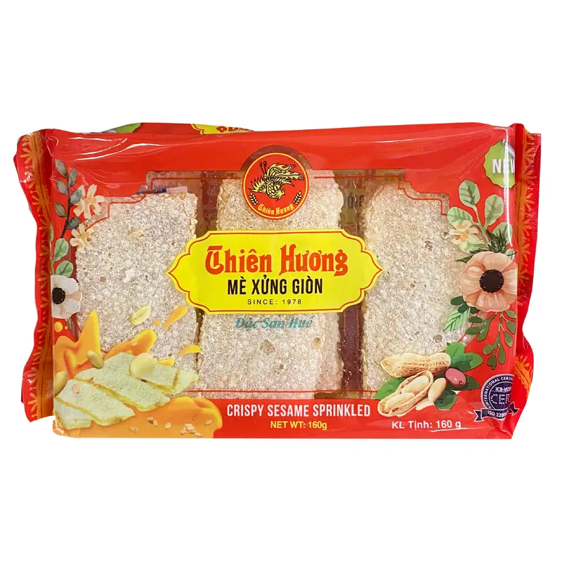 14525 Thien Hung Sesame Soft Sweet Me Xung 350g x 36 (box)