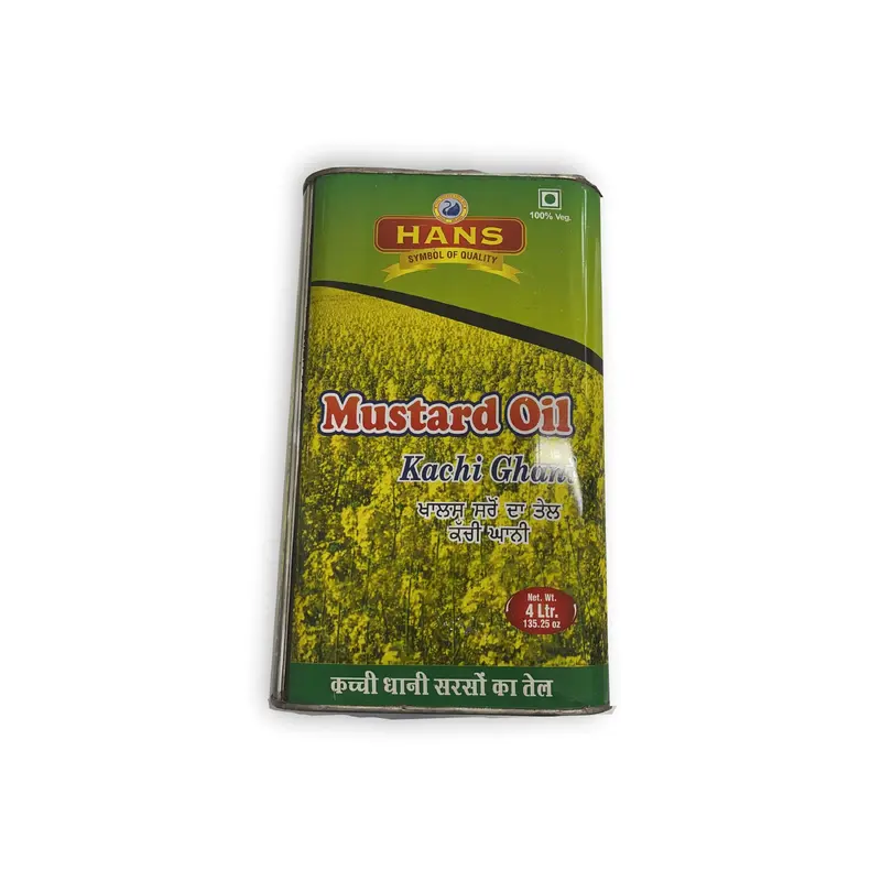HANS MUSTARD OIL 4LTR