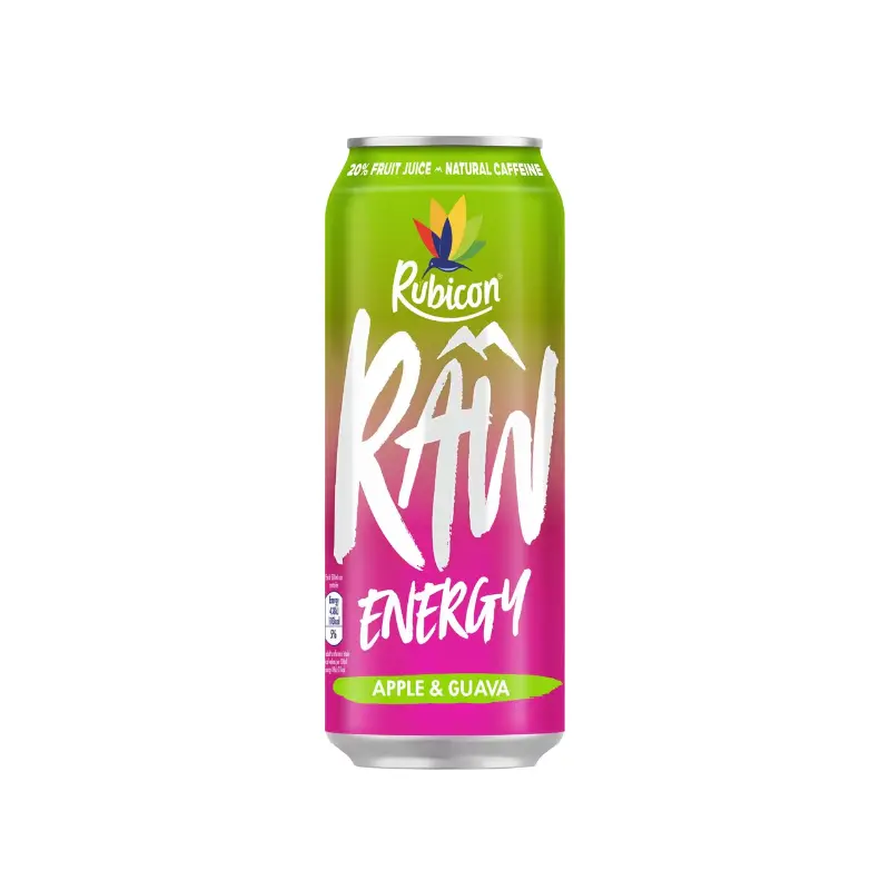 13959 Rubicon Raw Energy Apple & Guava  Nuoc Tang Luc Tao & Oi 500ml x 1