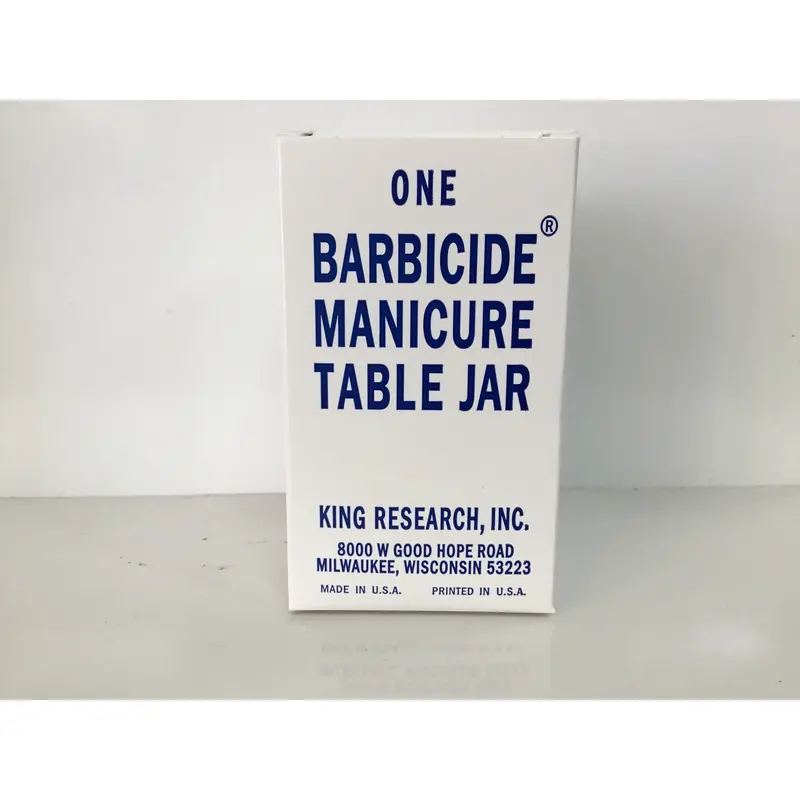 13968 Barbicide Manicure table jar 8000w 1pc x 1 4C