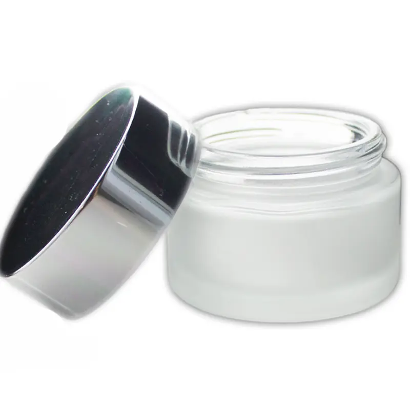 12191 Blur Glass Jar with Lid Large 1x1pc 4B