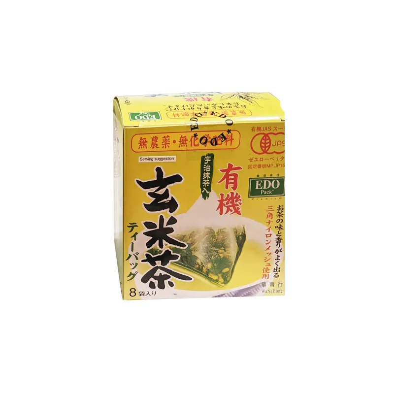 12467 EDO Tea Bag - Organic Genmaicha EDO- Tra go lut(3g x 8 Sachets) x1