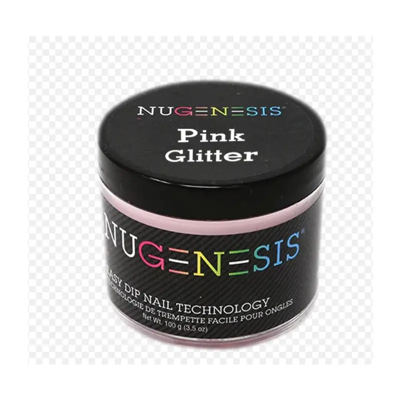 13167-Nugenesis Dip Nail NU Pink Glitter 1x2oz