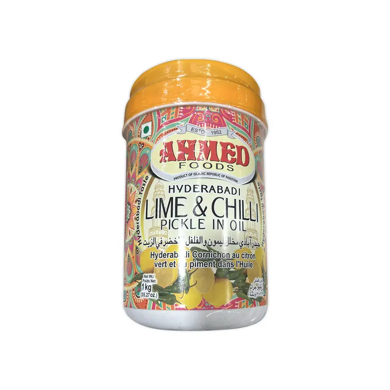 AHMED FOODS HYDERABADI LIME & CHILLI PICKLE IN OIL