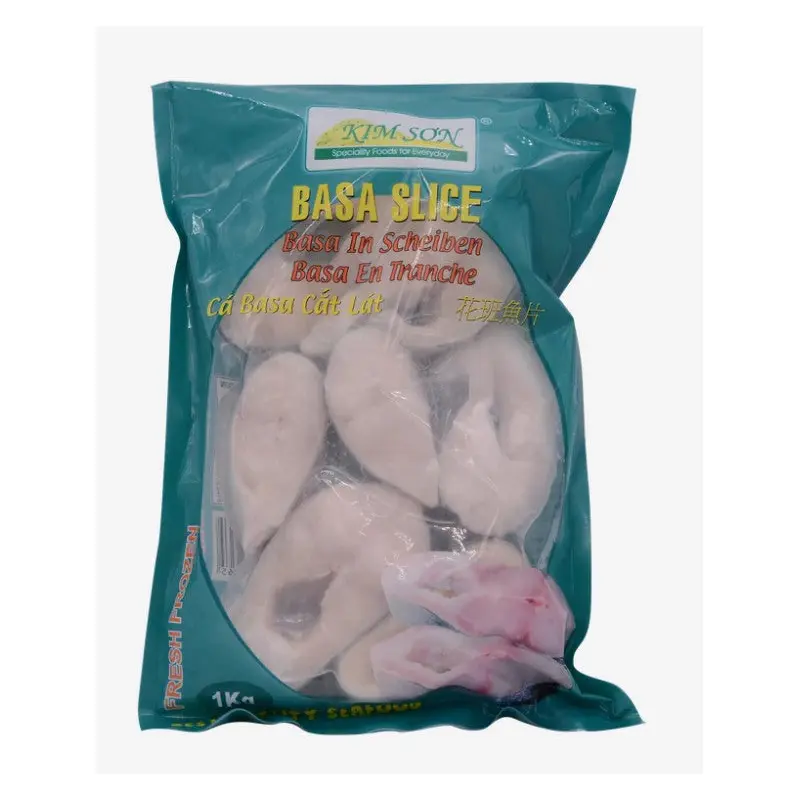 Kimson Frozen Basa Fish Slice Ca basa Cat Lat  1kg x 1