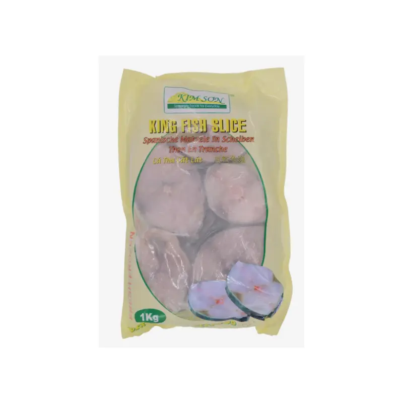 KimSon Frozen King Fish Slice  Ca Thu Cat Lat Dong Lanh 1kg x 10 FC