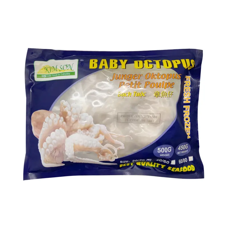 Kim Son Frozen Baby Octopus Bach Tuoc Nho Dong Lanh (20/40) 500gr x 1