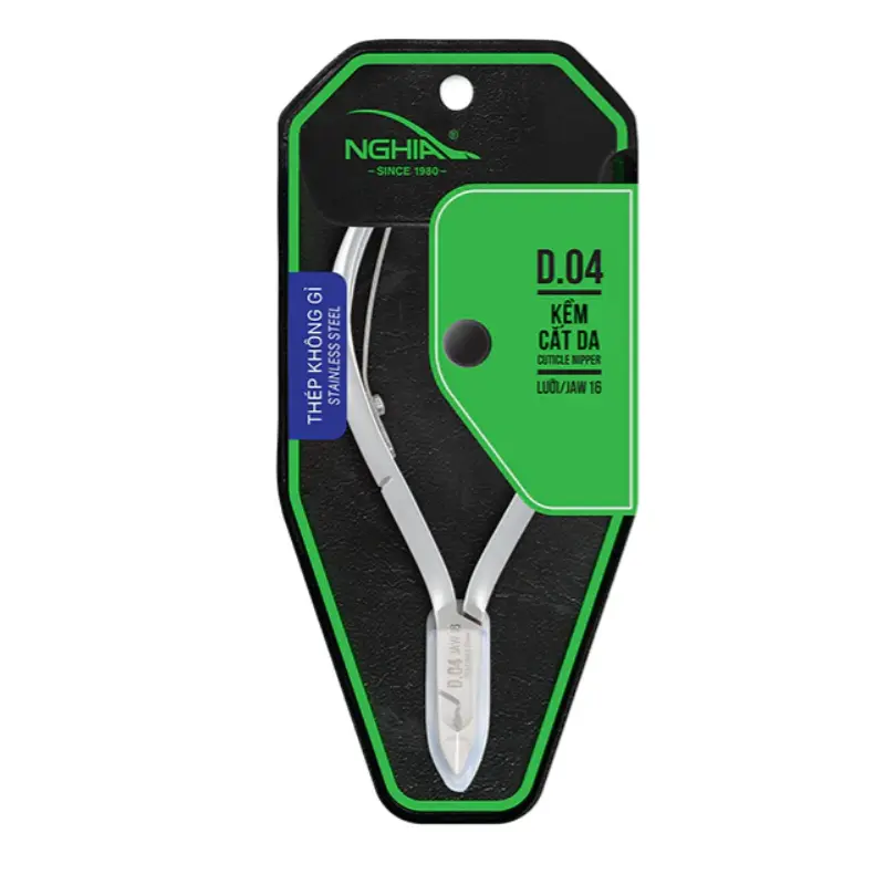 Kem Nghia Cuticle Nippers Kem Cat Da D-04 Jaw 14 1pc x 1