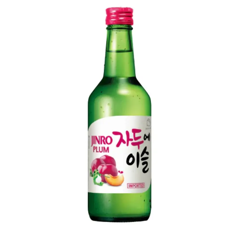 Jinro Chamisul Soju Plum Flavour Ruou Soju Vi Man ABV 13% 350ml x1