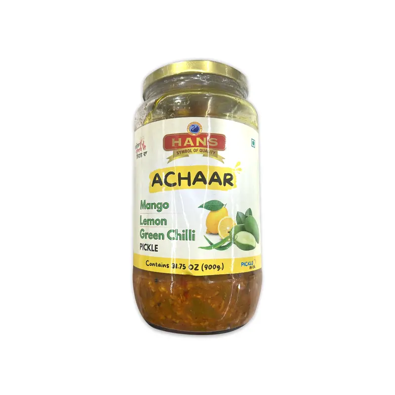 HANS ACHAAR ( MANGO LEMON GREEN CHILLI ) PICKLE