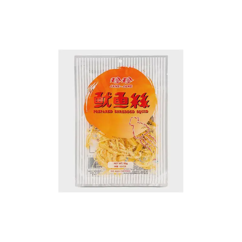 Jane Jane Shredded Squid Snack  Snack Muc Xe Soi 50g x1