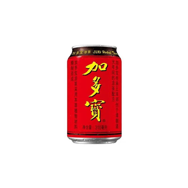 JDB Red Canned Herbal Tea  Tra Thao Moc 310ml x1