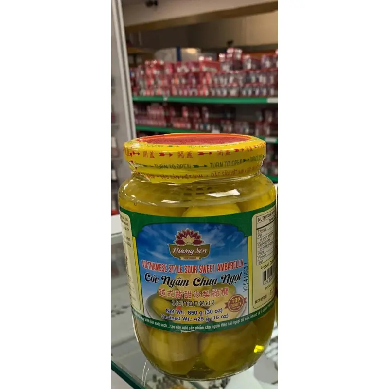Huong Sen Picked Ambarella Coc Ngam Chua Ngot 850gr x 1