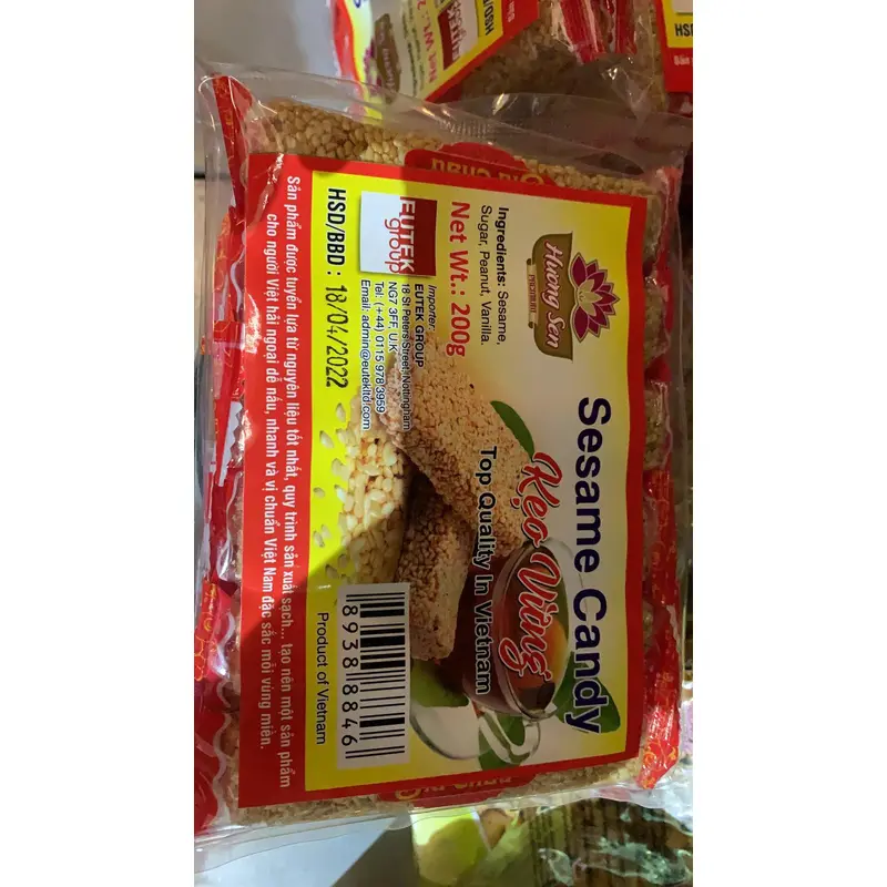 Huong Sen Sesame Sweet Keo Vung 200gr x 1