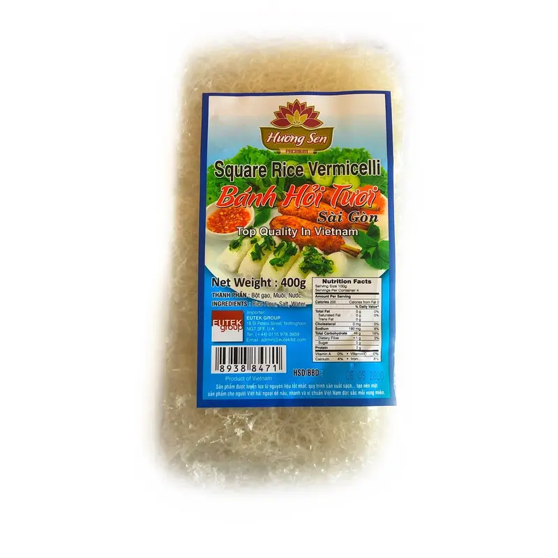 Huong Sen Square Rice Vermicelli Banh Hoi Tuoi 400g x 30