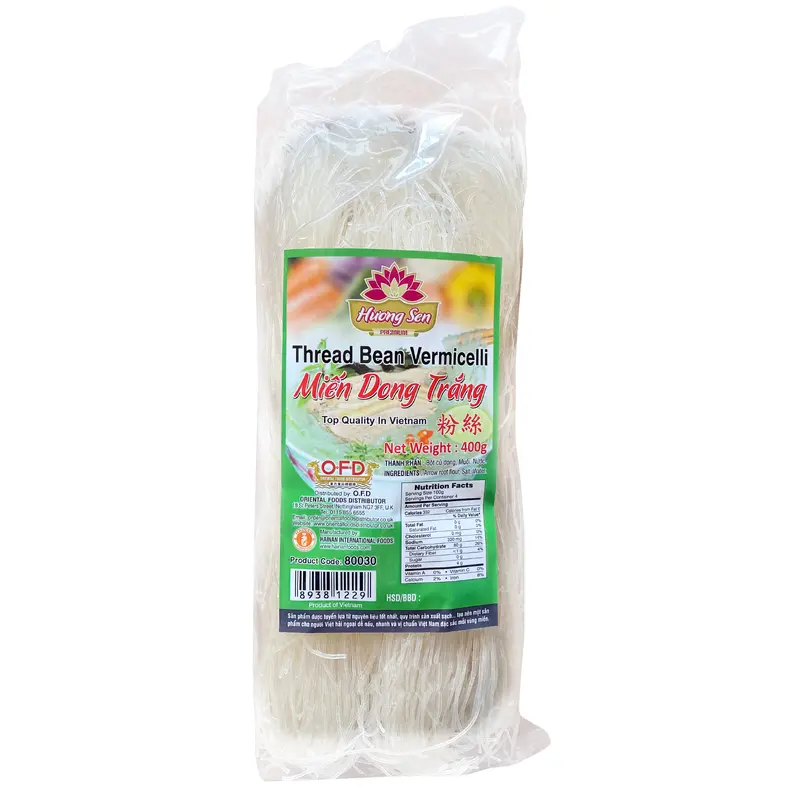 Huong Sen White Bean Thread Noodle Mien Dong Trang 400grx 1