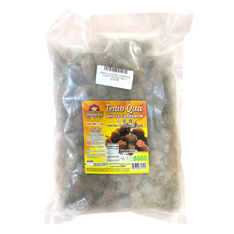Huong Sen Cardamom Whole Thao Qua 1kg x 10