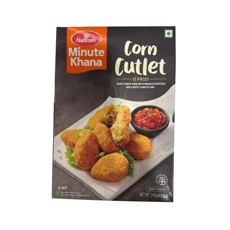 Haldirams Corn Cutlet (12 Pieces)