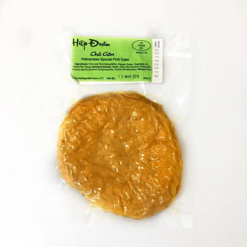 Hiep Doan Fresh Pork Tendons Cake Cha Gan Hiep Doan 250g x 1