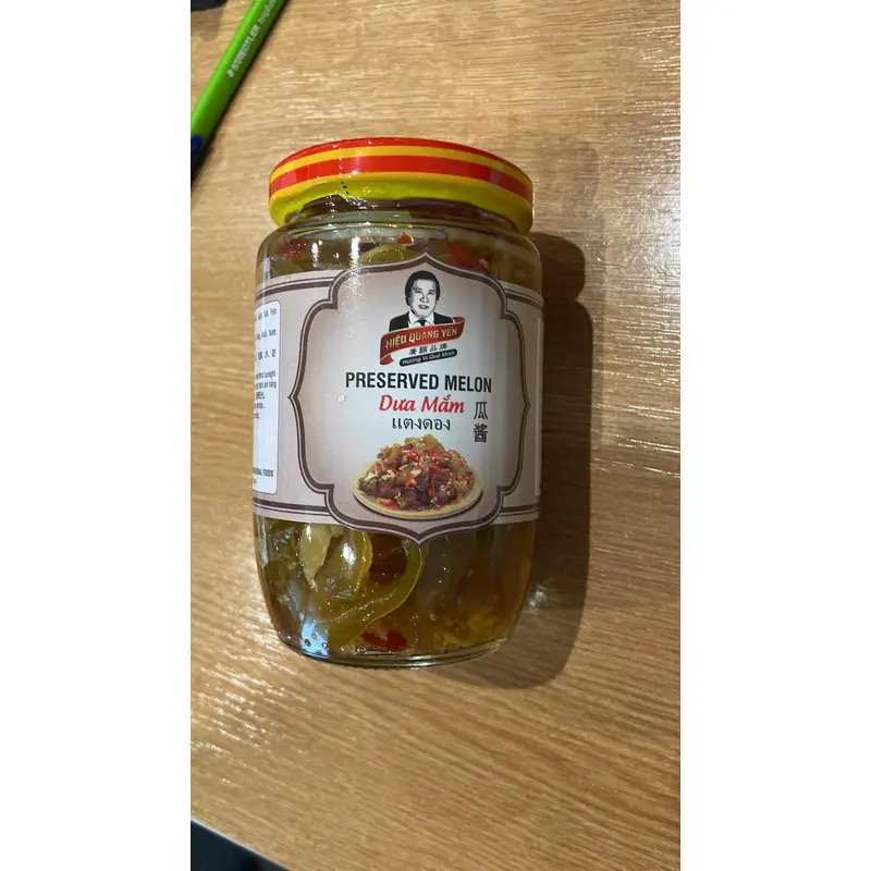 Hieu Quang Yen Preserved Melon Dua Mam 450g x 1