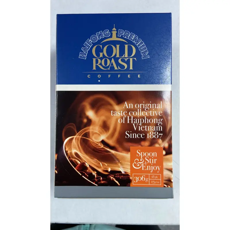Hai Fong Premium Gold Roast Coffee (17g x18pk)306g x1