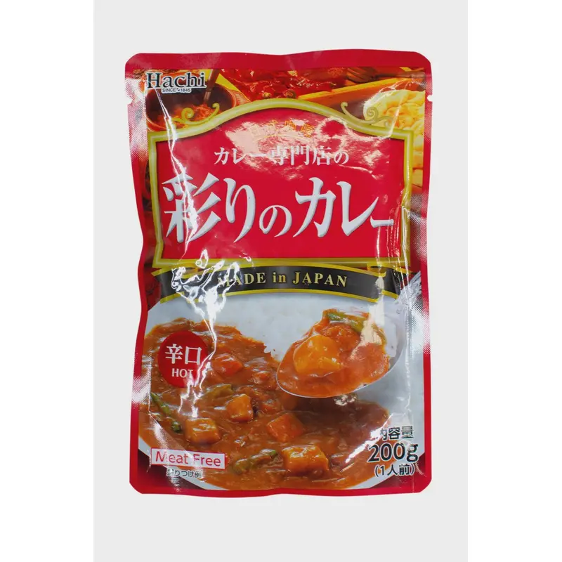 Hachi Irodori No Curry Hot Hachi- Sot Ca ri cay 200g x1