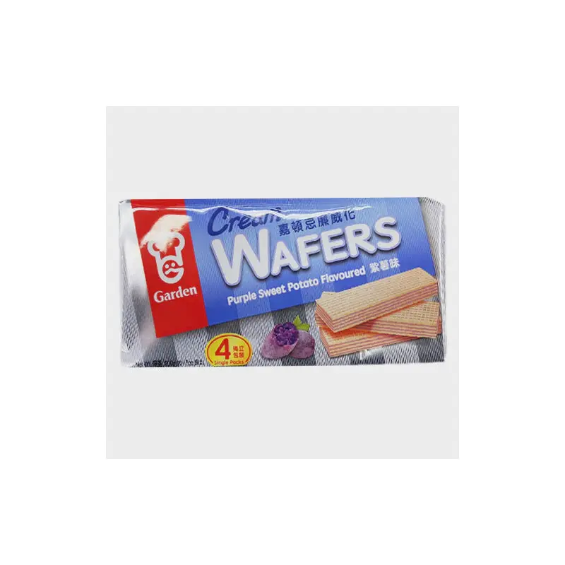 Garden Cream Wafers Purple Sweet Potato  Banh xop vi khoai lang tim 200g x1