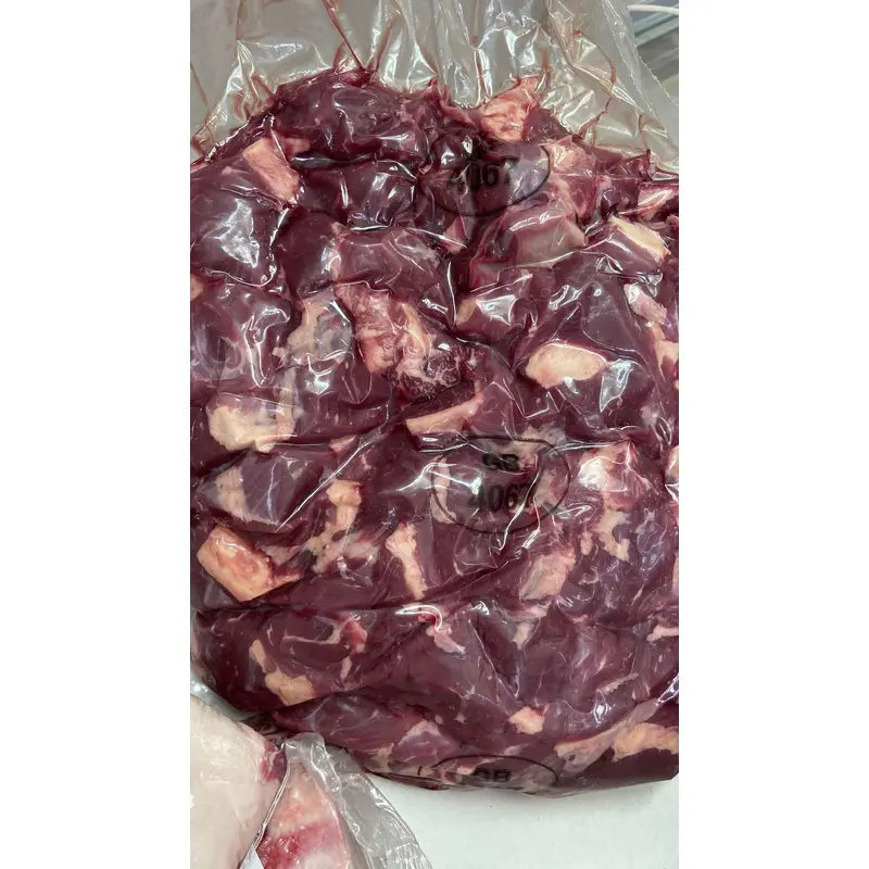 Frozen Diced brisket  1kg x1