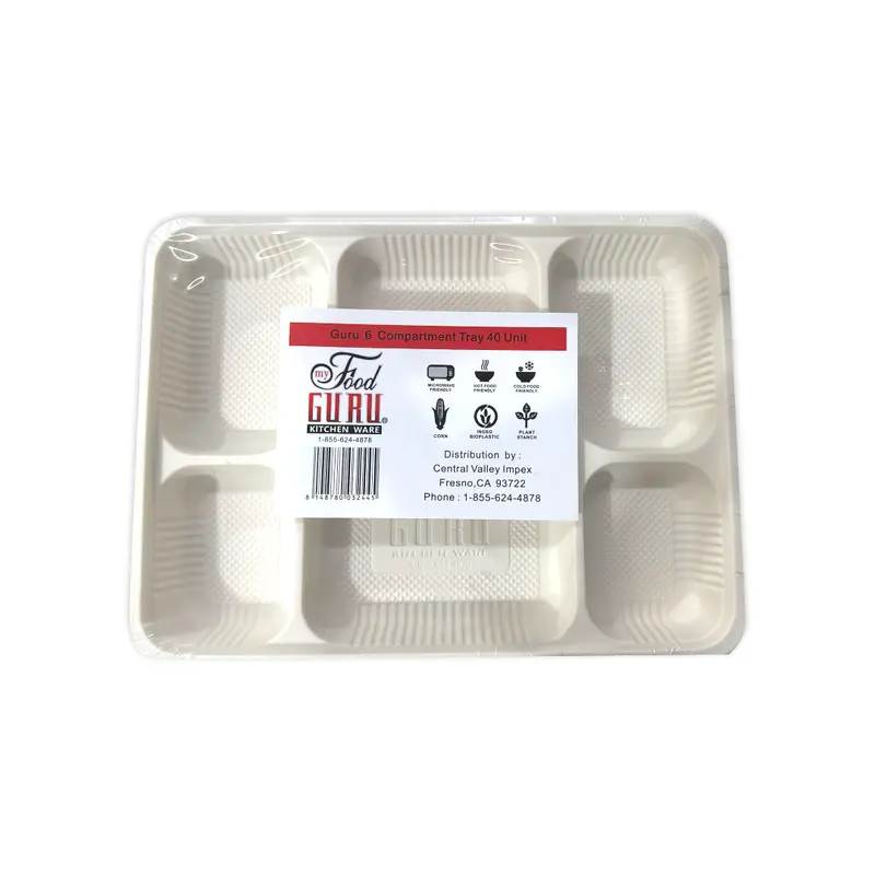 GURU 6 COMPARTMENT TRAY (40 UNIT)