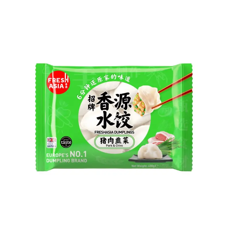 FreshAsia Pork & Chives Dumpling Hoanh Thanh Heo He 400g x 25