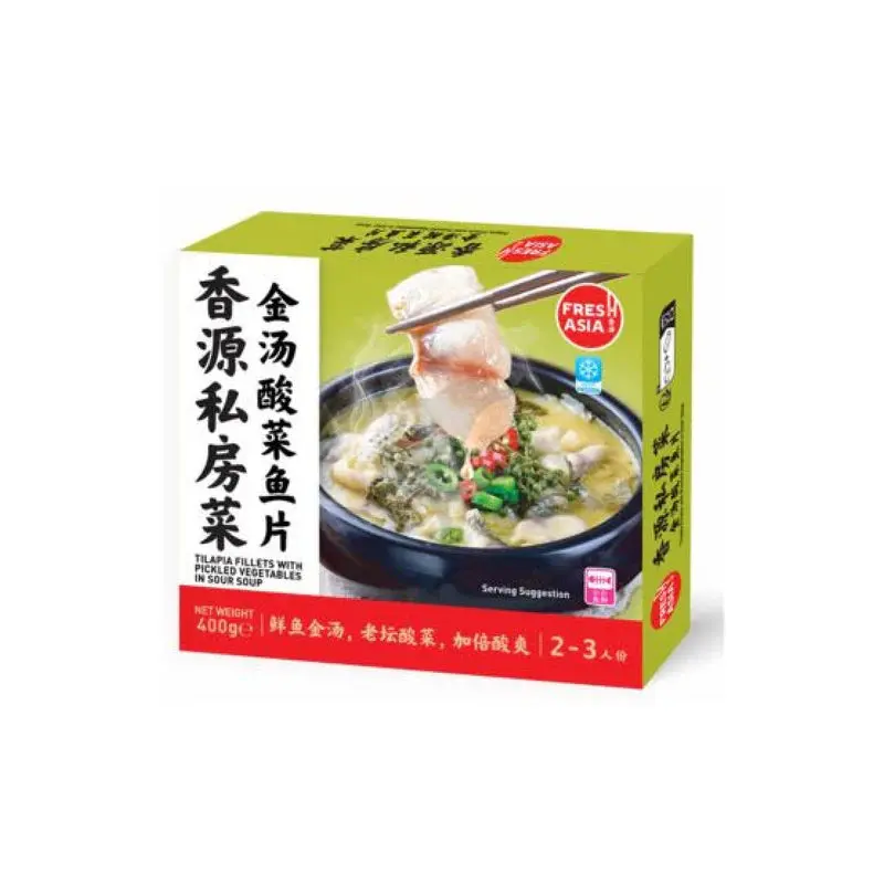 FRESHASIA Tilapia Fillets with Pickled Vegetables in Sour Soup  400g x1