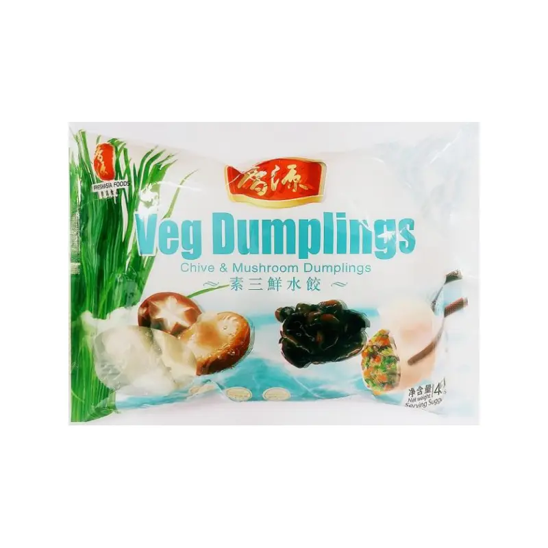 FRESHASIA Chive & Mushroom Dumplings He and Nam 400gr x 25ac