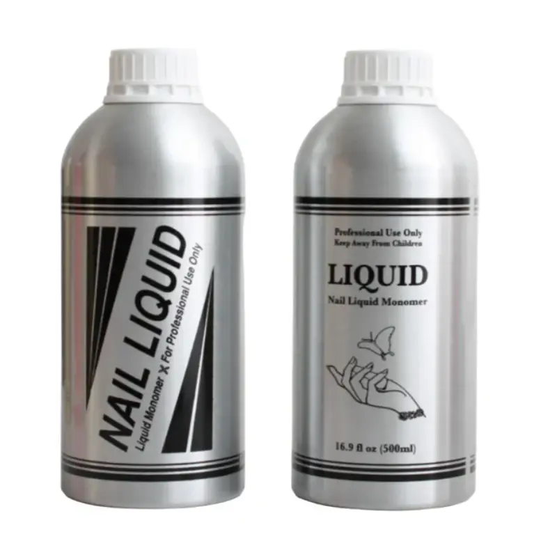 12059 Berkeley Nail Liquid Monomer empty aluminum bottle 1x500ml 6D