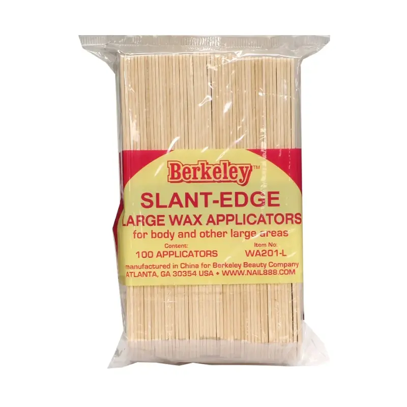 12104 - Berkeley- Slant-edge Large Wax Applicators WA201-L 1x100pcs 5A