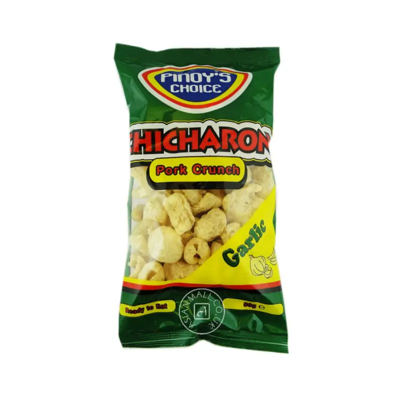 12028 P.C Chicharon Garlic (Pork Crunch) () Da heo gion vi toi 80g x1