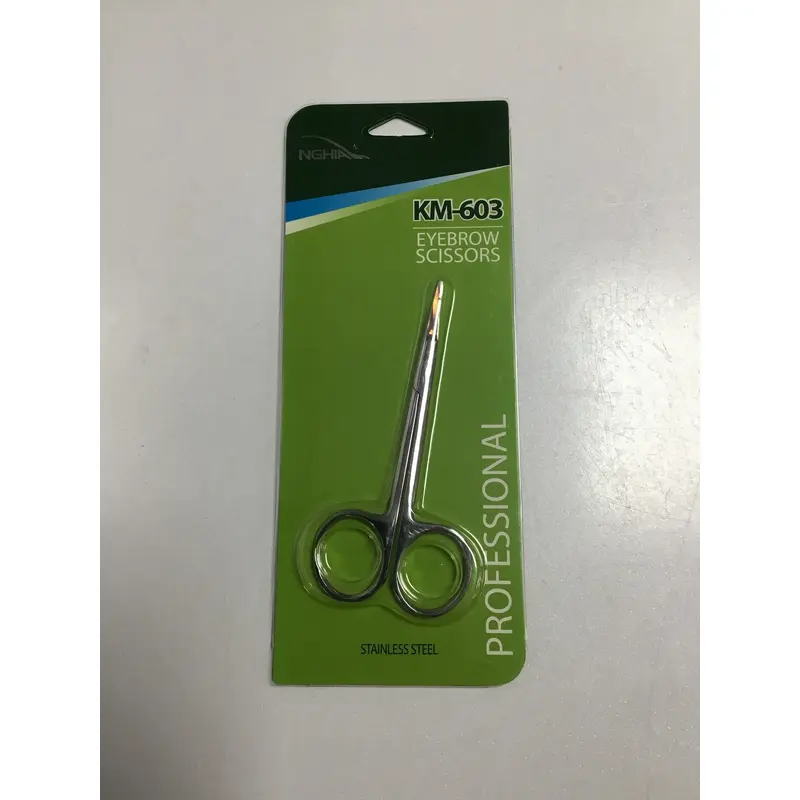 11072 Kiem Nghia Eyebrow Scissors KM-603 1x1pc 26A