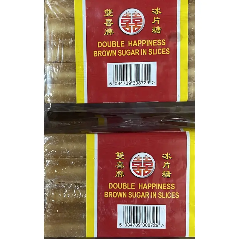 08729 Double Happiness Brown Sugar in Pieces Duong nau 400g x1
