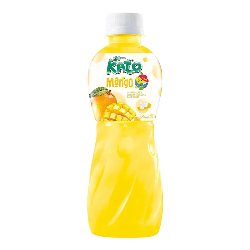 08316 Kato Nata De Coco Mango Juice Nuoc xoai 320ml x1