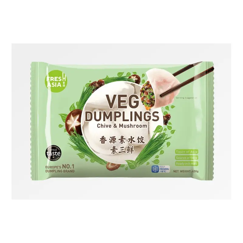 FA Chive & Mushroom Dumplings Hoanh Thanh He and Nam  450g x 1