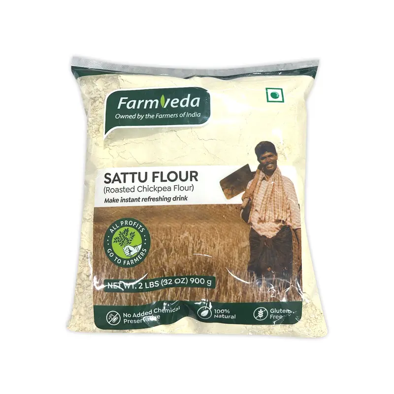FARMVEDA SATTU FLOUR (ROASTED CHICKPEA FLOUR)