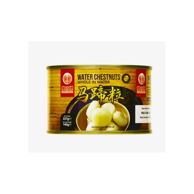 DOUBLE HAPPINESS Water Chestnut Whole Hat de dong hop 227g x 1
