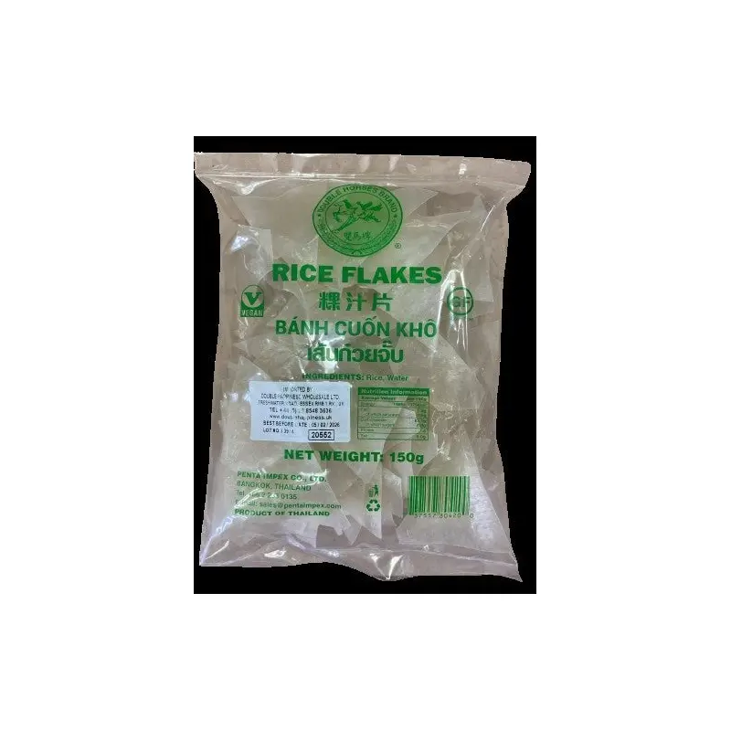 Double Horses Thai Rice Flake Funpei   Banh cuon kho 150g x 1