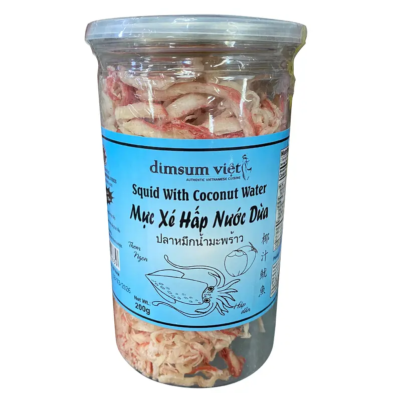 Dimsum Viet Squid With Coconut Water Muc Xe Hap Nuoc Dua 200g x 24