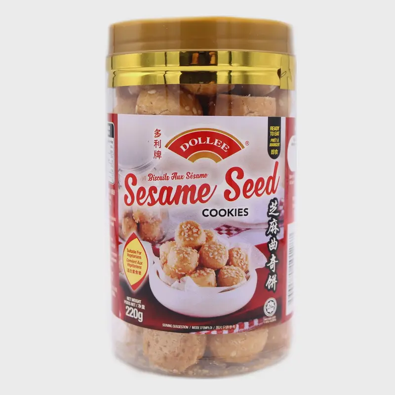DOLLEE Sesame Seed Cookies  Banh Quy Me 220g x1